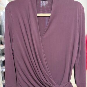 MM Lafleur Rich Plum Top